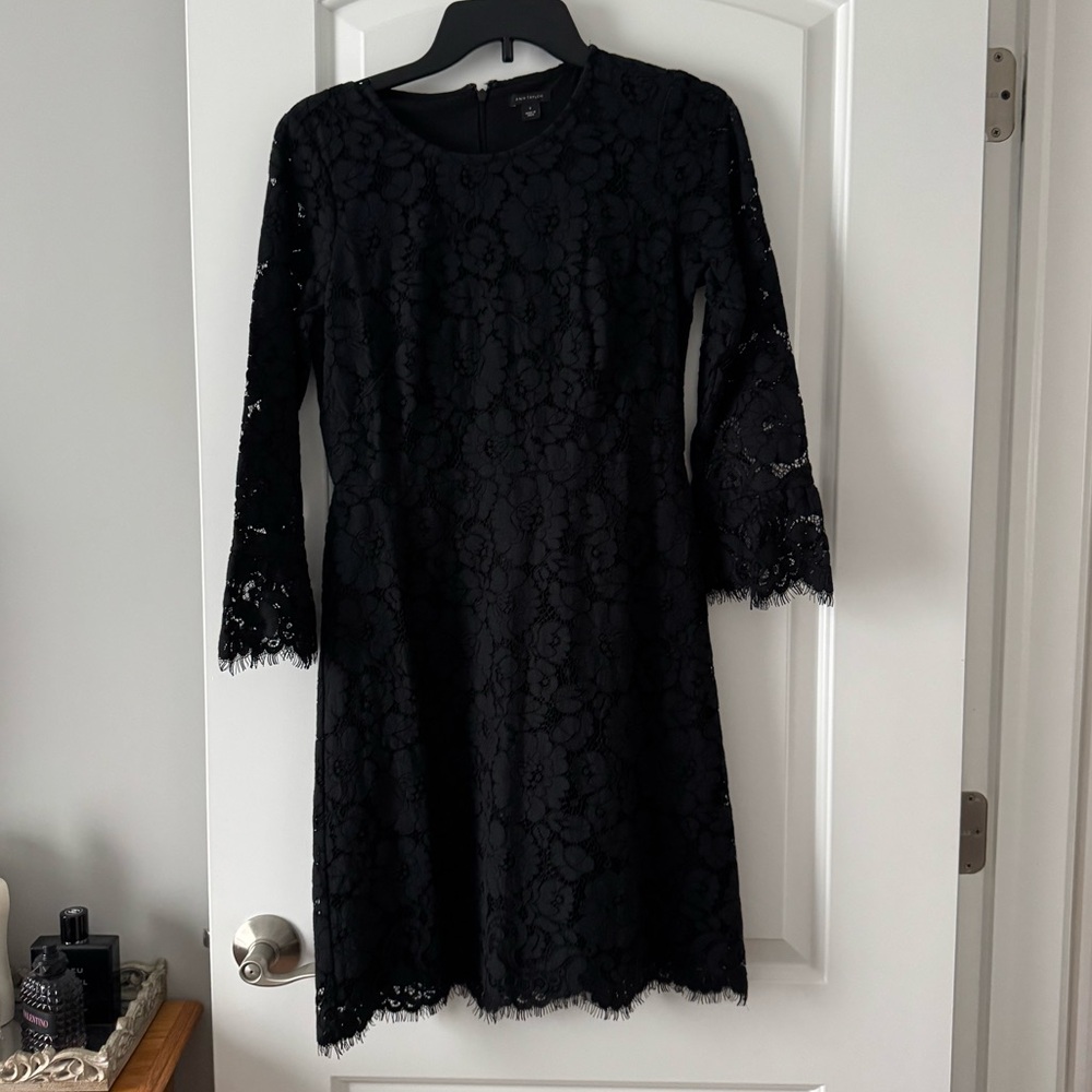 Elegant Black Lace Dress
